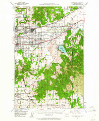 Greenacres 1949 topographic map preview