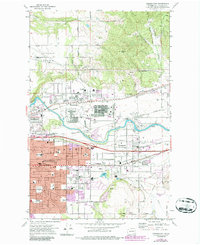 Greenacres 1973 topographic map thumbnail