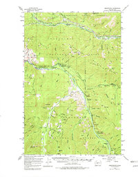 Greenwater 1956 topographic map thumbnail