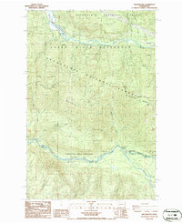 Greenwater 1986 topographic map thumbnail