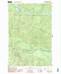 Greenwater 1986 topographic map thumbnail