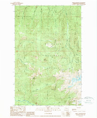 Groat Mountain 1989 topographic map thumbnail