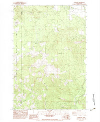 Guler Mtn 1983 topographic map thumbnail