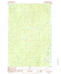 Gunderson Mtn 1984 topographic map thumbnail