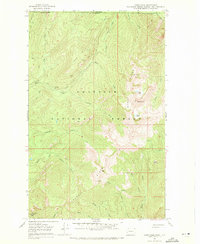 Gypsy Peak 1967 topographic map thumbnail