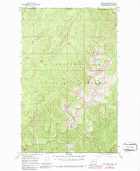 Gypsy Peak 1967 topographic map thumbnail