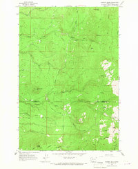 Hagerty Butte 1965 topographic map thumbnail