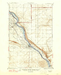 Hanford 1924 topographic map preview