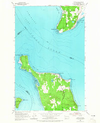 Hansville 1953 topographic map thumbnail