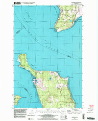 Hansville 1997 topographic map thumbnail