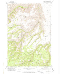 Harlow Ridge 1971 topographic map thumbnail