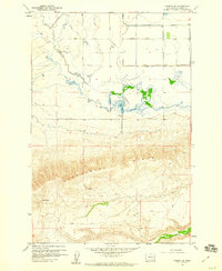 Harrah SE 1958 topographic map thumbnail