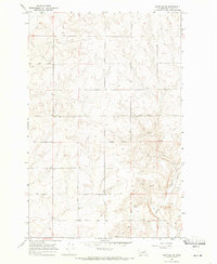 Hartline SE 1968 topographic map thumbnail