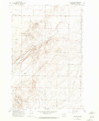 Hartline SW 1968 topographic map thumbnail