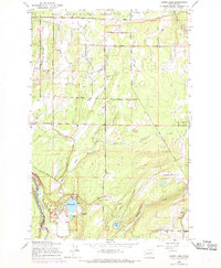 Harts Lake 1959 topographic map thumbnail