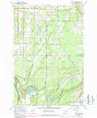 Harts Lake 1959 topographic map thumbnail