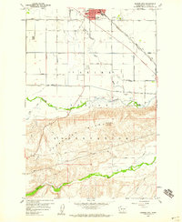 Hembre Mtn 1958 topographic map thumbnail