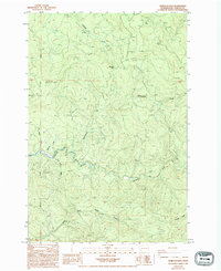 Hemlock Pass 1984 topographic map thumbnail