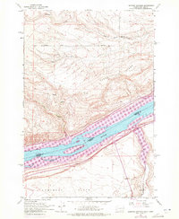 Heppner Junction 1962 topographic map preview