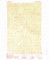 Hoko Falls 1984 topographic map thumbnail