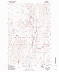 Honn Lakes 1981 topographic map thumbnail