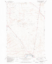 Horn Rapids Dam 1977 topographic map thumbnail