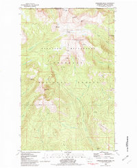 Horseshoe Basin 1981 topographic map thumbnail