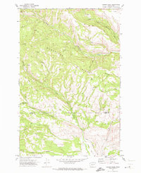 Hudson Creek 1971 topographic map thumbnail