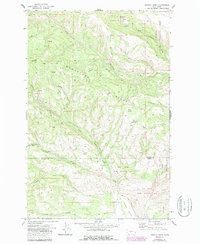 Hudson Creek 1971 topographic map thumbnail