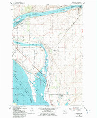 Humorist 1992 topographic map thumbnail