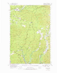 Humptulips 1955 topographic map thumbnail