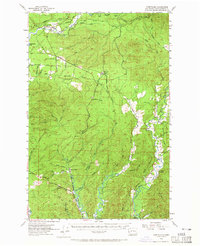 Humptulips 1955 topographic map thumbnail