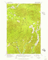 Humptulips 1955 topographic map thumbnail
