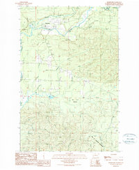 Humptulips 1990 topographic map thumbnail