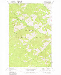 Hungry Mtn 1968 topographic map thumbnail