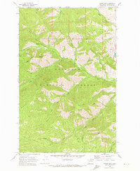 Hungry Mtn 1968 topographic map thumbnail