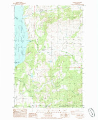 Hunters 1985 topographic map thumbnail