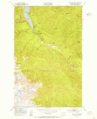 Hurricane Hill 1950 topographic map thumbnail