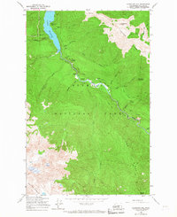 Hurricane Hill 1950 topographic map thumbnail