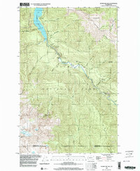 Hurricane Hill 1999 topographic map thumbnail