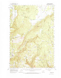 Husum 1957 topographic map thumbnail