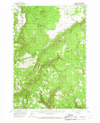 Husum 1957 topographic map thumbnail