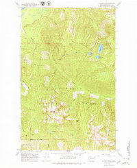 Illabot Peaks 1966 topographic map thumbnail