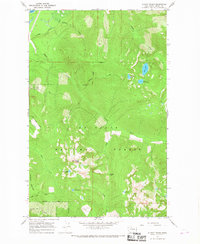 Illabot Peaks 1966 topographic map thumbnail