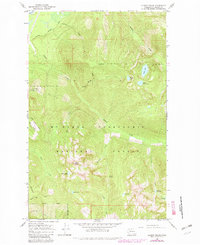 Illabot Peaks 1966 topographic map thumbnail