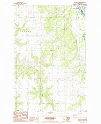 Inkster Lake 1985 topographic map thumbnail