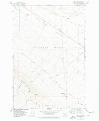 Iowa Flats 1974 topographic map thumbnail