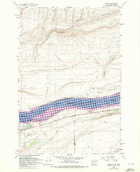 Irrigon 1962 topographic map thumbnail