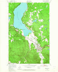 Issaquah 1950 topographic map thumbnail