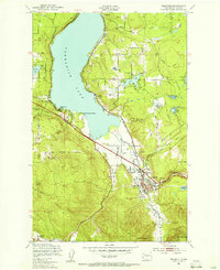 Issaquah 1950 topographic map thumbnail